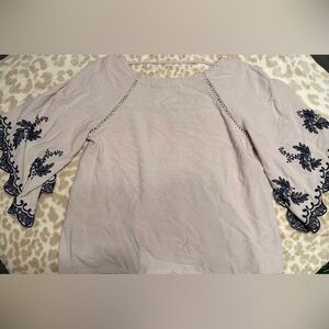 She + Sky Light Pink Blouse